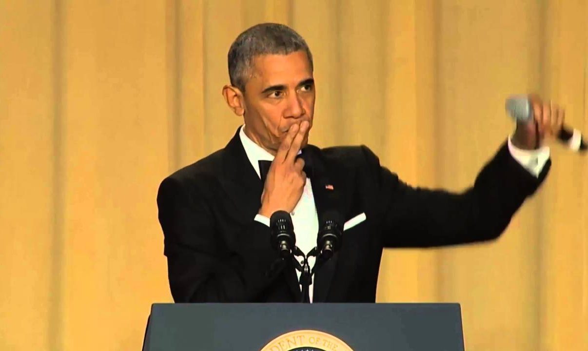 MC Obama drops the White House’s microphone