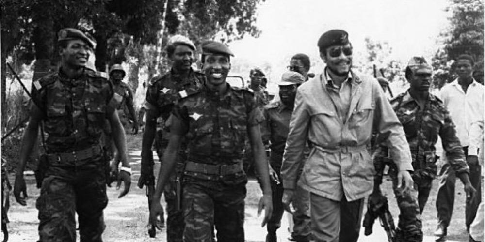 Thomas Sankara et Jerry Rawlings
