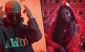 Hamza et Aya Nakamura flirtent ensemble dans le clip de ‘Dale x Love Therapy’