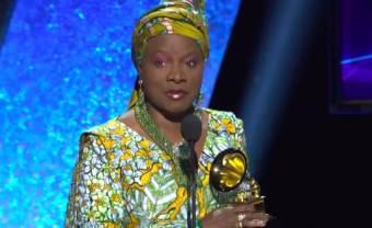 Angélique Kidjo dedicates her fourth Grammy to Burna Boy