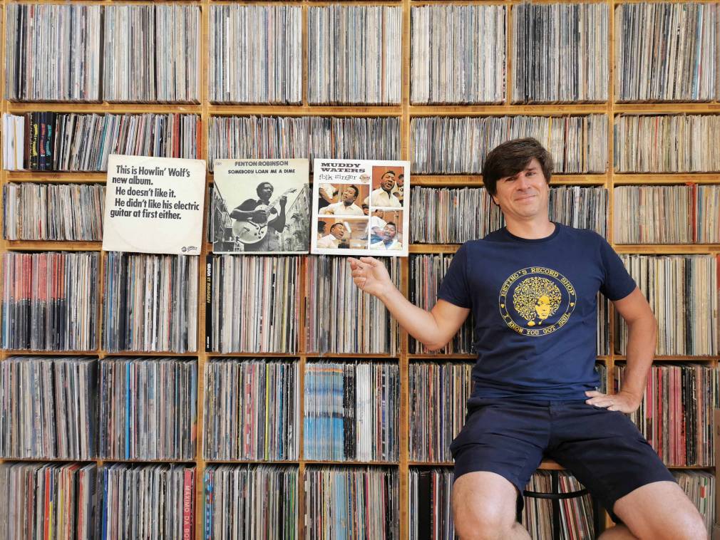 Dans les disques de Franck Descollonges : Into the blues