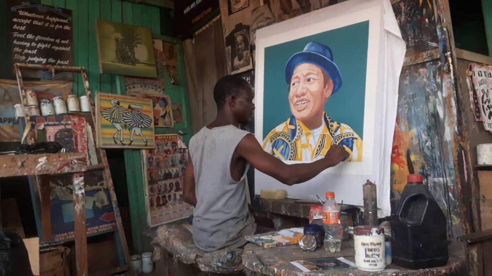 PAM Gallery : Babs, le peintre des rues de Kumasi
